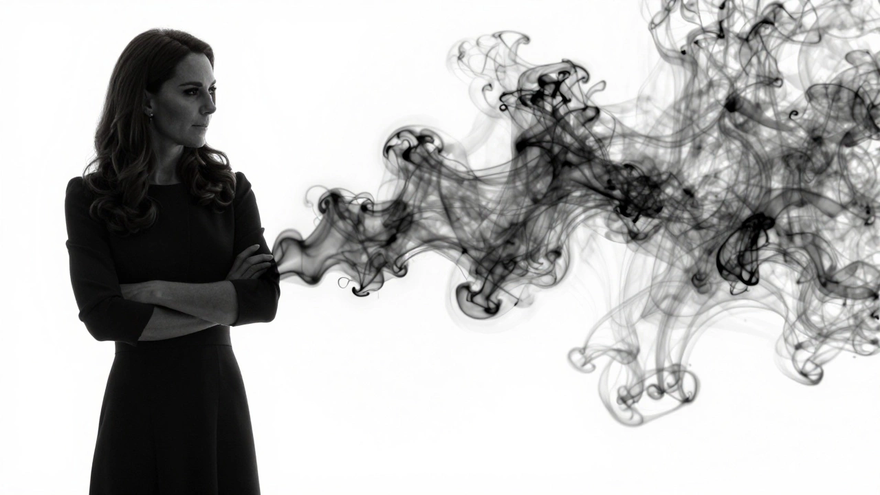 A symbolic contrast: royal elegance versus fading ink, representing tradition over body art.